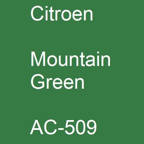 Citroen, Mountain Green, AC-509.